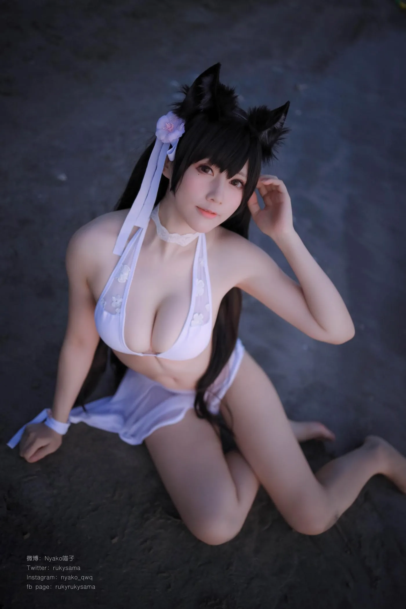 Nyako喵子 – NO.16 爱宕泳装 [25P]插图2